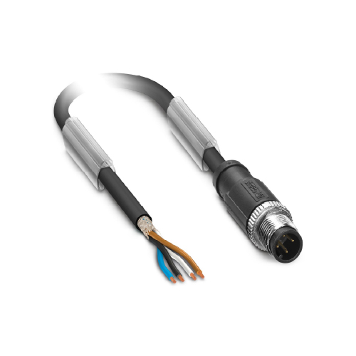 CABLE 10M P/SENSORES 4 POLOS CONECTOR M12 RECTO EXT. LIBRE SAC-4P-M12MS/10,0-PUR